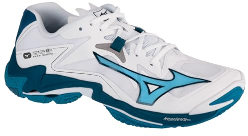 Mizuno, Zapatillas de Voleibol Hombre, Blanco, 44 EU