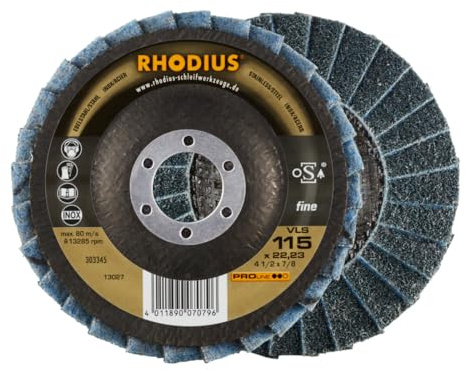 RHODIUS PROline VLS Vliesfächerschleifscheibe 115 x 22,23 mm fine 10 Stk