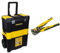 STANLEY Essential Rolling Workshop Toolbox, 3 Tier Stackable Units, STST1-80151 & FATMAX Automatic Wire Stripper, Strips 10-22 AWG wire with Spring loaded handles