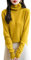 Chanyarn Maglione da Donna in 100% Lana Merino Leggero Collo Alto Lavorato a Maglia Senza Cuciture a Maniche Lunghe Tops (Maple Leaf,L)