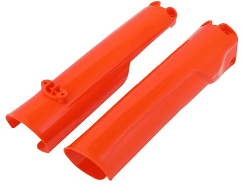Runfarr 2PCS Dirt Bike Vorderradgabel Abdeckung,Motorrad Gabelabdeckung Verstellbarer Stoßdämpfer Gabelschuetzer für 125/250/300/350/500 SX SX-F XC XC-F 2023-2024 Orange