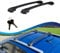 Cross Auto Accessories-Querträger Kompatibel Mit Nissan X-Trail (T32) 2014-2020; Dachträger Für Autos Mit Dachreling, Abschließbar Aluminium Schienen Träger, 2 Pcs Schwarz