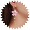 TseenYi Boho Orecchini a cerchio con fiori in acrilico Orecchini pendenti con fiori in acrilico di cristallo CZ Orecchini con nappe pendenti Orecchini a cerchio pendenti floreali rosa