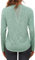 Gyabnw Long Sleeve Yoga Tops for Women UK Gym Running Tshirt Workout Sport Activewear Pilates Hiking Exercise Green