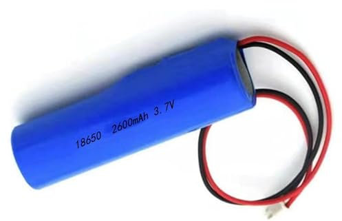 Batterie Rechargeable, Batterie Lithium-ION 3,7 V 2000 mAh/2200 mAh/2600 mAh/3000 mAh Batterie de Remplacement Rechargeable avec XH 2 Broches, 2600 mAh
