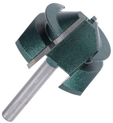 Cabinet Door Making Router Bit, Woodworking Router Bit, 6mm Shaft 45 Degree Lock Miter Router Bit for Handcraft, handwerkzeug mit 2-in-Blatt für handarbeit und