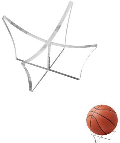 Ballhalter,Fußball Display Ständer Acryl Basketball Ständer Rugby-Ball Ballständer Klarer Fußball Ballaufbewahrung Regal mini football halterung Volleyball Halter Sport Ball Vitrine für Heimschule