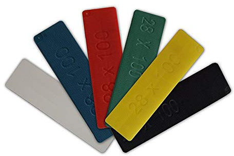 Glazing Packers Window, Door and Flooring Spacers - 28mm x 100mm Mixed Sized Pack (60)