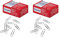 MTL 200er Pack vernickelte Büroklammern, Clips 32 mm