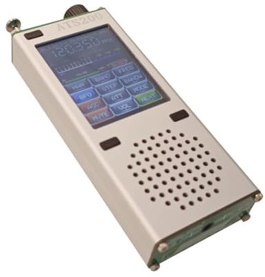 Fozriybefy Neues ATS200 Aviation Band Radio FM SI4732 + ESP32 + Bluetooth + 2,4-Touch-Display FM, AM, LSB, USB-Multimode-Empfang, Einfach zu Bedienen