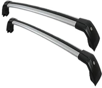Barras de Techo Barras Laterales Aleación, Rieles Transversales, Portaequipajes, Barras Techo 2 Piezas para Genesis GV80, SUV 5 Puertas, 2020 Barras Transversales(A)