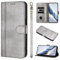 Coque pour INFINIX Hot 40 Pro 4G/INFINIX Hot 40 4G,Etui Coque Clapet à Rabat Portefeuille Cuir avec Porte Carte Magnétique Case Housse Protection Cover Étui pour INFINIX Hot 40 Pro 4G,Gris
