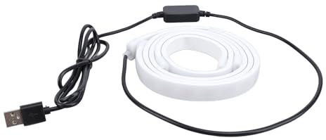 Jectse Computer LED Strip Light with Versatile Lighting Modes, RGB Gaming Design, Easy Plug-in Setup for 24 Inch Display Users