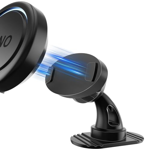 Magnetische 360° Drehung Autohalterung für OOONO 2 Blitzerwarner | OOONO CO-Driver NO2 Halterung Auto mit Eingebauten Magneten Exakte Passform für OONOO NO2, Schwarz