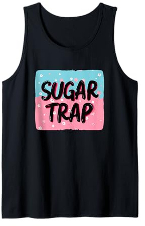 Funny Colorful Sugar Trap Costume for Boys and Girls Tank Top