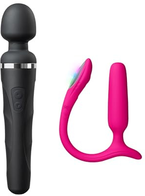 LOVENSE Lush Anal Vibrator & Analplug, Sex Spielzeug für Paare, LOVENSE Domi 2 Bluetooth Massagestab für Frauen & Männer
