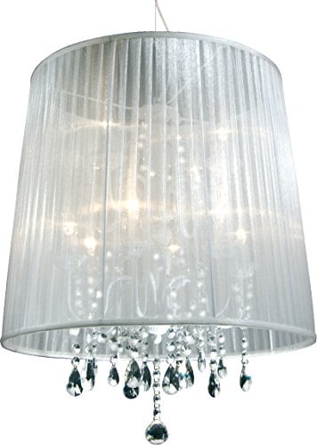 Sompex Pendelleuchte Organza P10, weiß SO-79317