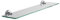 Croydex Glue-Fix Worcester Glass Shelf, Easy Fit No Drilling To Tools, Chrome