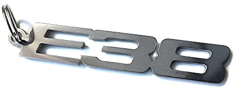 WP-S E38 Schlüsselanhänger Emblem aus Edelstahl Neu