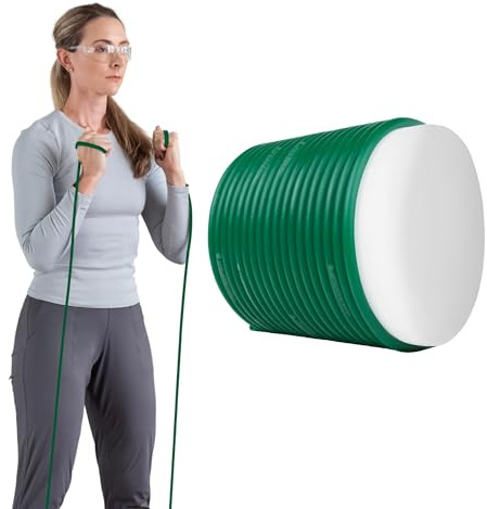 THERABAND Resistance Tubing, Physical Exercise Band, Workout, 100', Green