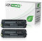 2 Toner kompatibel mit Samsung CLP-680ND, CLP-680DW/SEE, CLP-680 Series, CLX-6260FR FW ND - CLT-K506L/ELS - Schwarz je 6.000 Seiten