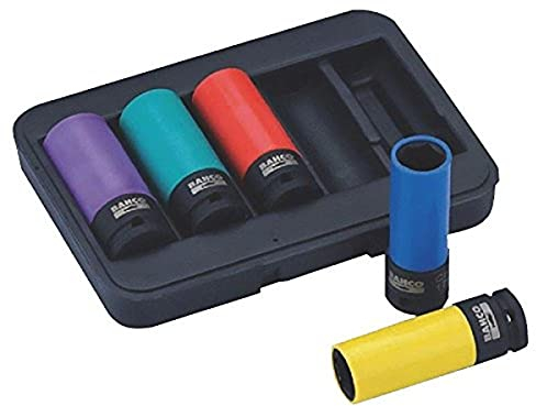 BWSS12P5 1/2in Drive Impact Wheel Socket Set of 5