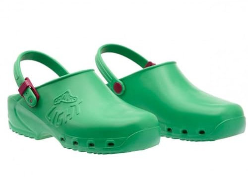 Calzuro Light - Sabots sanitaires professionnels CE, blanc, vert, lilas, rose, orange, bleu, noir - Vert - vert, 38 EU EU