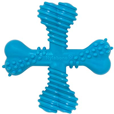 Nylabone 983770 Dura Power Chew, x-förmiger Knochen, Rindfleischgeschmack, für kleine Hunde (bis 11 kg), S