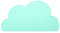 Addfun®Kids Silikon Wolke Platzdeckchen Non Slip Tischset Schutz Speise Dekoration tragbar Baby Tischsets,Hellgrün