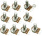 Aihasd 10PCS B50K 50K Ohm Adjustment Single Linear Rotary Taper Potentiometer Shaft 15mm