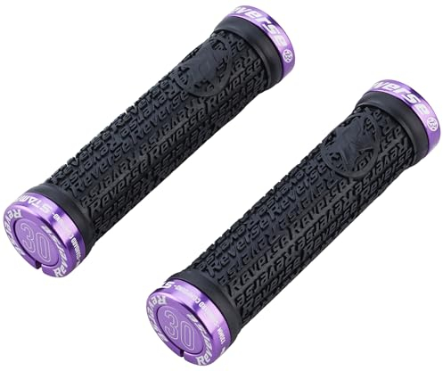 Reverse Grip Stamp Fahrrad Schraubgriffe schwarz/lila