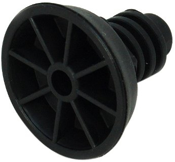 Candy Hoover Iberna Kelvinator Otsein Rosieres Zerowatt Geschirrspüler-Fuß, Schwarz, Teilenummer 41001349