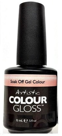 Artistic Nail Design Soak Off Colour Gloss Gel Peach Pink Polish 03045 GLISTEN