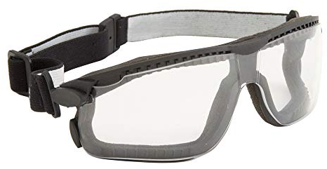 3M™ Maxim™ Hybrid, lente trasparente in PC (DX), banda elstica in nylon, ventilazione indiretta, 13330-00000M