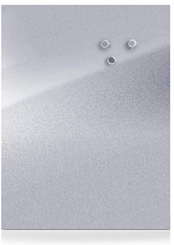 Zeller 11119 Bacheca Magnetica, Stainless Steel, Argento, 79.5x60x1.4 cm