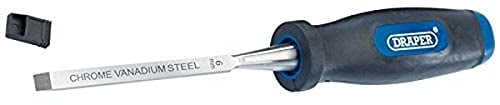 DRAPER 83277 6 mm Durchmesserhne Wate Edge Holz Meißel – Schwarz/Silber