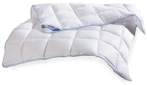 moebel-eins TOPCOOL Steppbett 135x200 Karo-Steppung, Ganzjahresbett