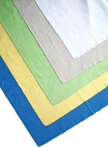 5-Pack Microfiber Cleaning Cloths for Apple iPad, Tablets, Lenses, LCD monitor, TV, Camera, Glasses, Optics etc in Retail Packaging