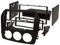 tomzz Audio 2433-007 Radioblende kompatibel mit Mazda MX-5 NC Facelift ab 2009 schwarz