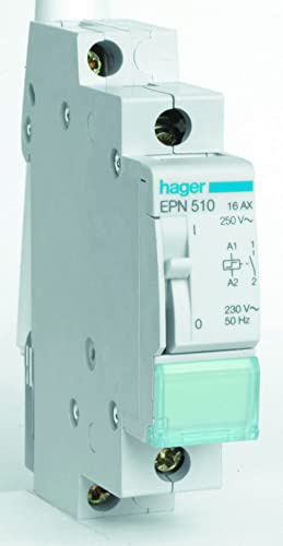 Hager EPN510 Stromstoßschalter 1 Schliesser 230V, White