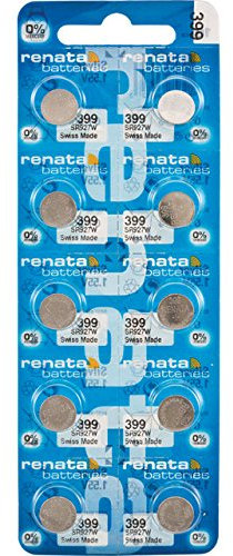 RENATA 399 SR57 Pile non rechargeable pour montre à pile unique Oxyde d'argent 55 mAh 1,55 V
