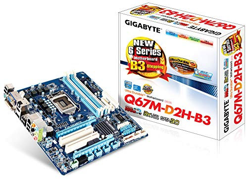 Gigabyte GA-Q67M-D2H-B3 Scheda Madre Micro ATX Intel Socket 1155 (Rev 1.0)
