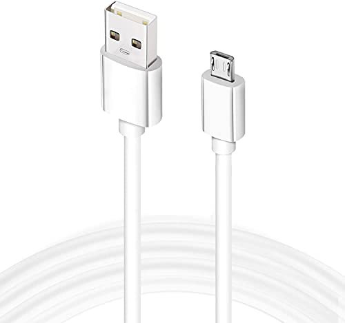 Dragon Trading USB Data Transfer & Charging Cable Compatible with Kindle, Kindle Touch, Kindle Fire, Kindle Keyboard, Kindle DX – Pre-2021 Models – White 1m Micro USB Cable for Phones & Tablets