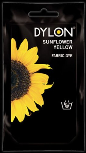 Dylon Tinte para tela y ropa, lavar a mano, amarillo girasol 05