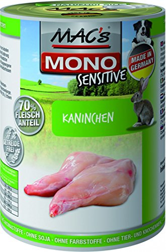 MAC's Dog Mono Sensitive Kaninchen 6 x 400 g