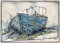 Kunstdruck/Poster: Ole West Altes Boot - hochwertiger Druck, Bild, Kunstposter, 70x50 cm