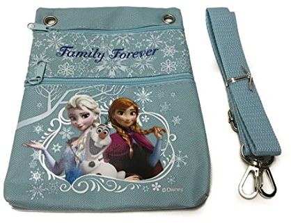 Disney Frozen Mini-Geldbörse/Schlüsselband/Geldbörse/Kameratasche, Blau