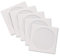 25 x High Grade White CD/DVD/Bluray Paper Disc Sleeve Envelopes with Clear Window by Dragon Trading