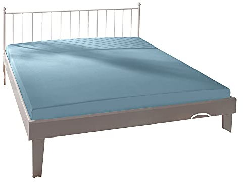 Formesse Spannbettlaken Bella Donna Elastic-Jersey-Stretch hellblau Größe 200x220 cm - 200x240 cm