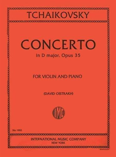 Tchaikovsky: Concerto in D Major, Op. 35, for Violin and Piano